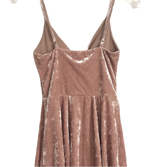 ✨Sold✨Revamped Crushed Velvet Fit & Flare Mini Dress  Extra Small New With Tag - Picture 3 of 12